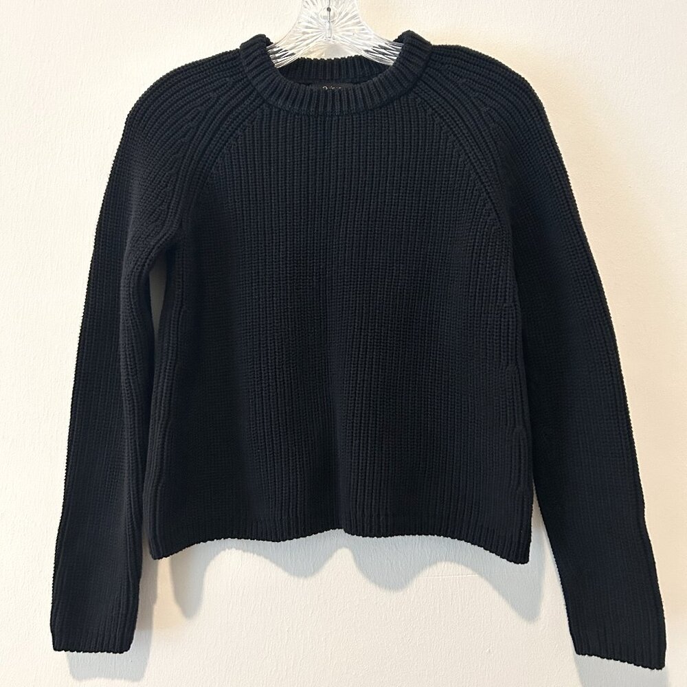 Quince Black Crew Neck Sweater